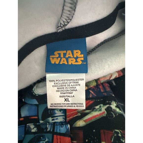 Star Wars Empire Grid Hoodie Graphic Print Zip-Up Jacket Pockets Size XL - Picture 5 of 5
